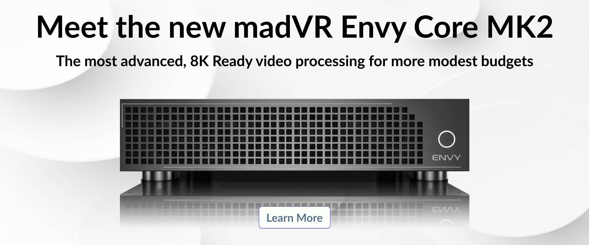 madvr envy core mk2 video processor
